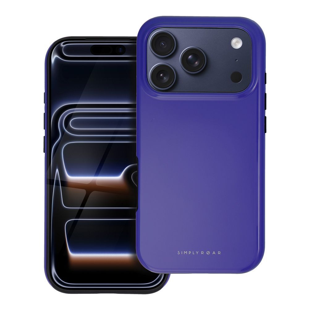 ROAR viedtālruņa apvalks RAINBOW BUMPER IPHONE 15 violets