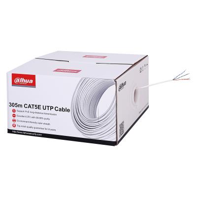 Kabelis DAHUA Cat5e UTP 305m balts