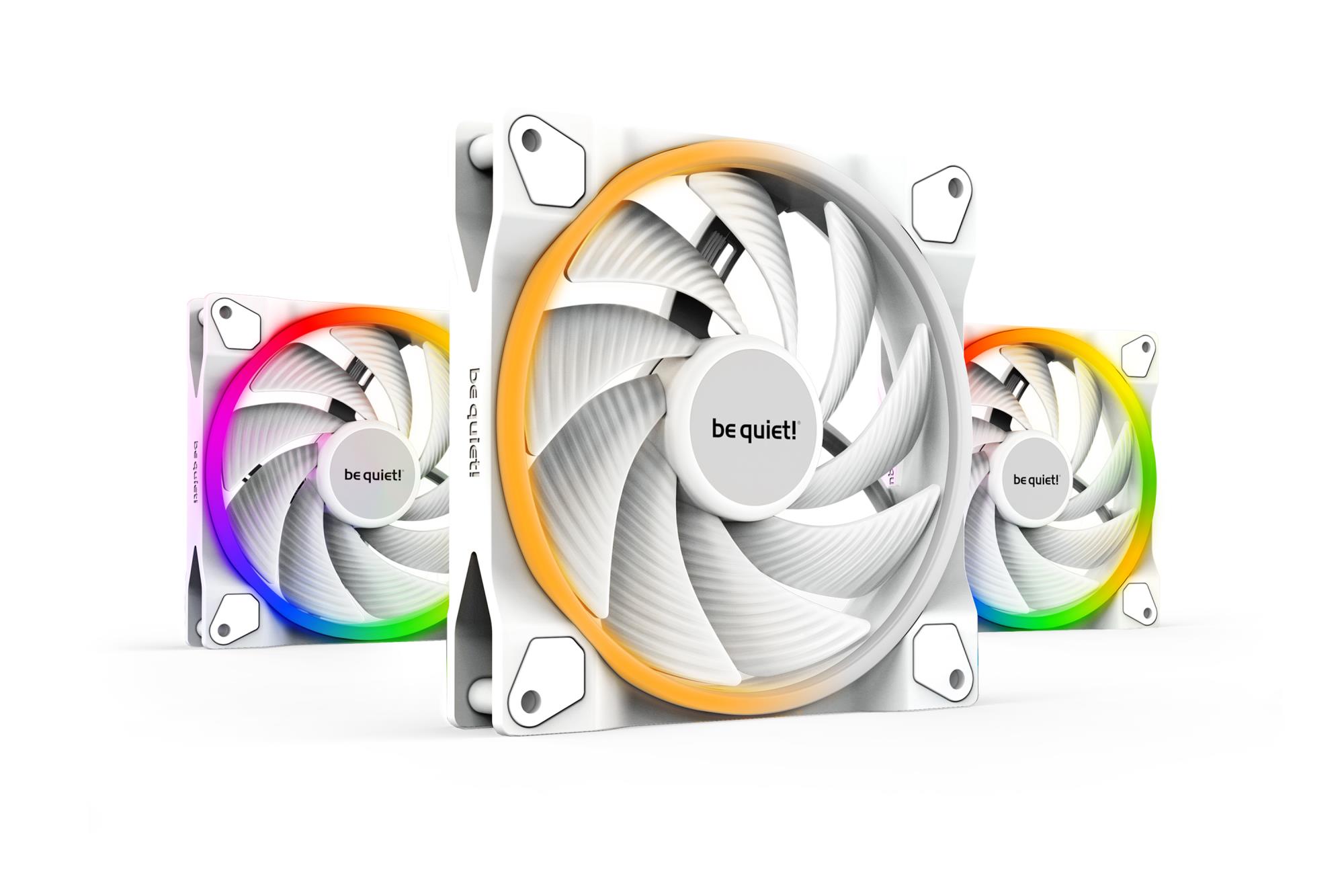 Korpusa ventilators 140mm Be Quiet Light Wings PWM balts ātrgaitas BL103