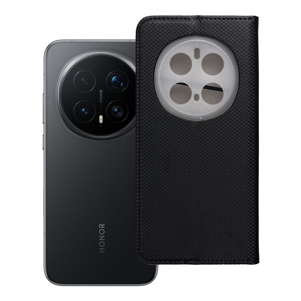 Viedtālruņa apvalks (m) SMART CASE Book HONOR Magic 7 PRO - melns
