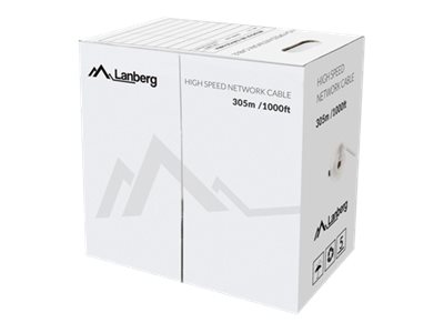 LANBERG LAN Kabelis UTP cat.5e 305m Sarkans