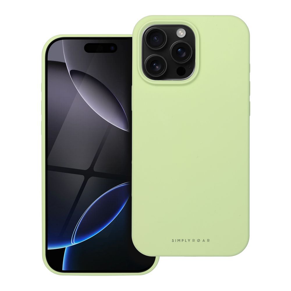 ROAR viedtālruņa apvalks CLOUD SKIN IPHONE 16 Pro Max gaiši zaļš