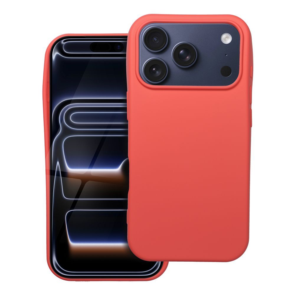 Silikona viedtālruņa apvalks IPHONE 17 Pro persikas krāsa