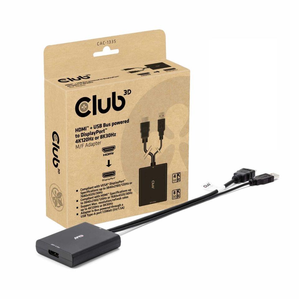 Adapteris DP uz USB/HDMI CAC-1335 Club3D