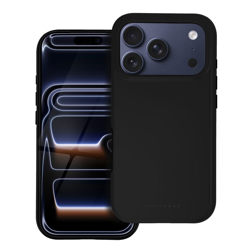 ROAR viedtālruņa apvalks RAINBOW BUMPER IPHONE 15 melns