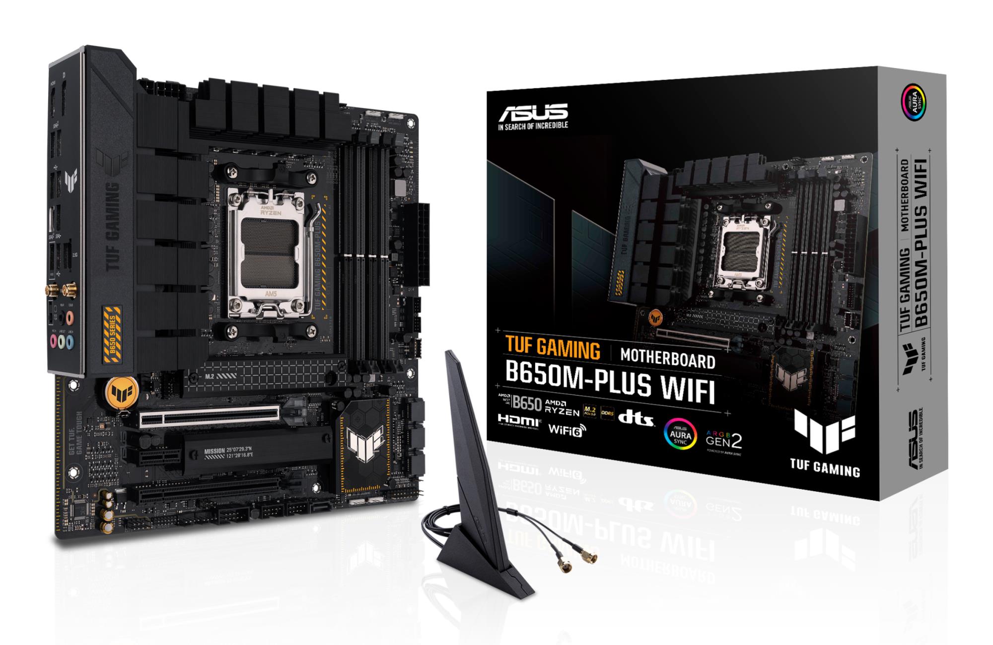 Pamatplate Asus TUF Gaming B650M-Plus WiFi AMD B650 SAM5 MicroATX DDR5