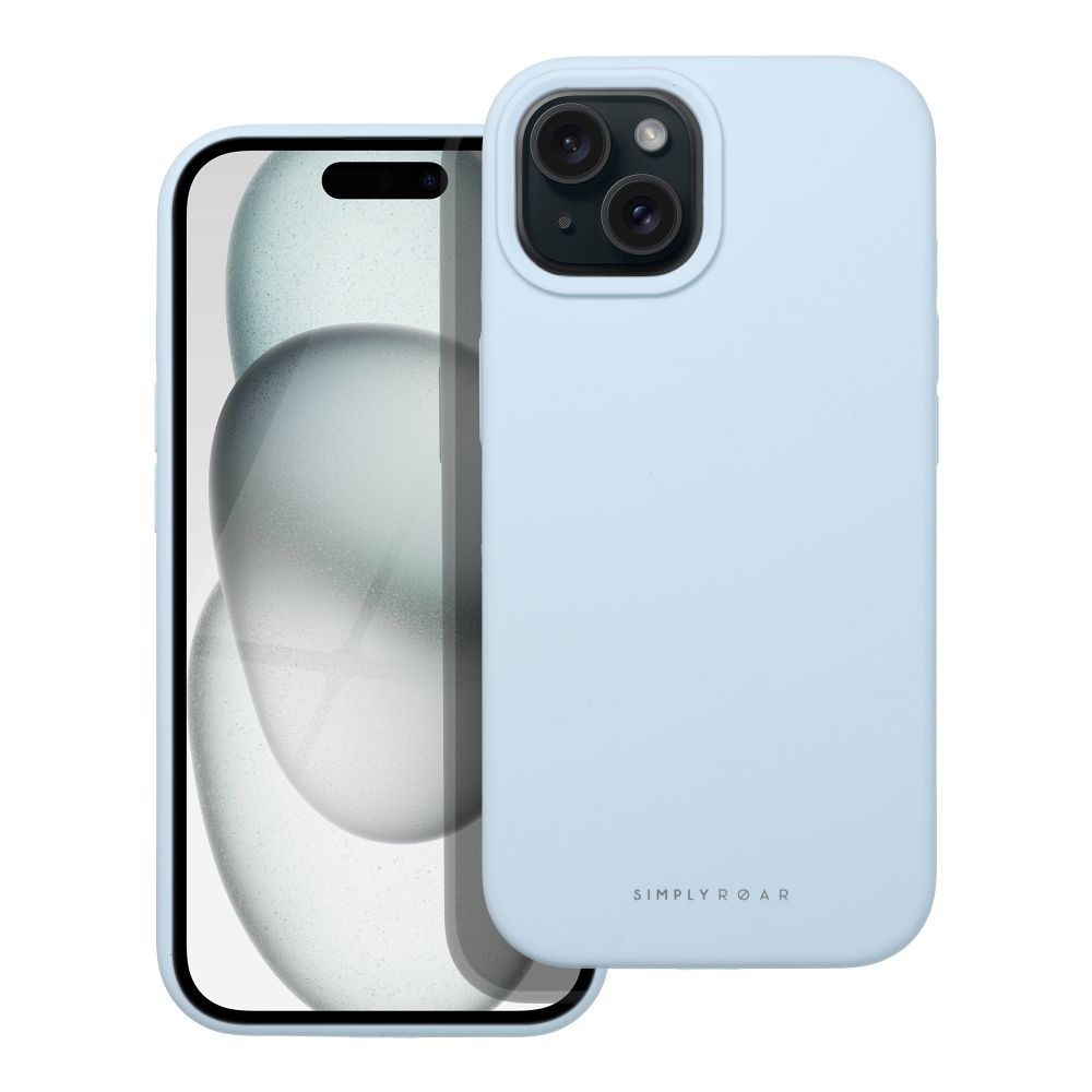 ROAR viedtālruņa apvalks CLOUD SKIN IPHONE 15 Gaiši zila