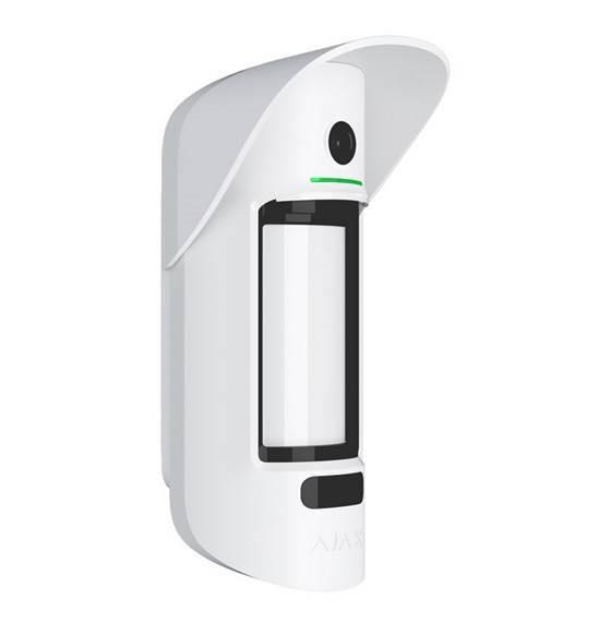 Ajax MotionCam Outdoor kustības detektors, balts