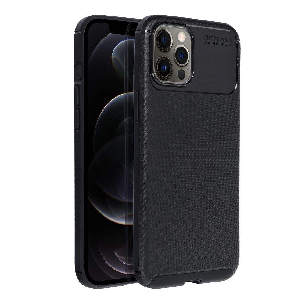 Carbon Premium maciņš iPhone 12 Pro Max Carbon Premium