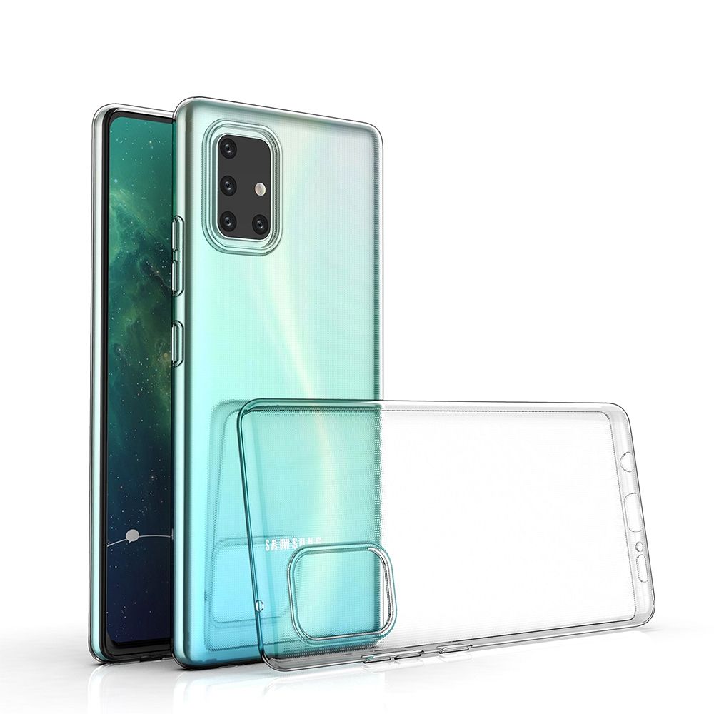 Viedtālruņa apvalks 2 mm BOX SAMSUNG A71 caurspīdīgs