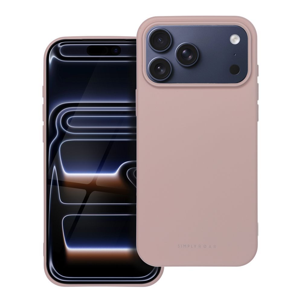 Roar Space чехол - iPhone 17 Pro Max пудровый розовый