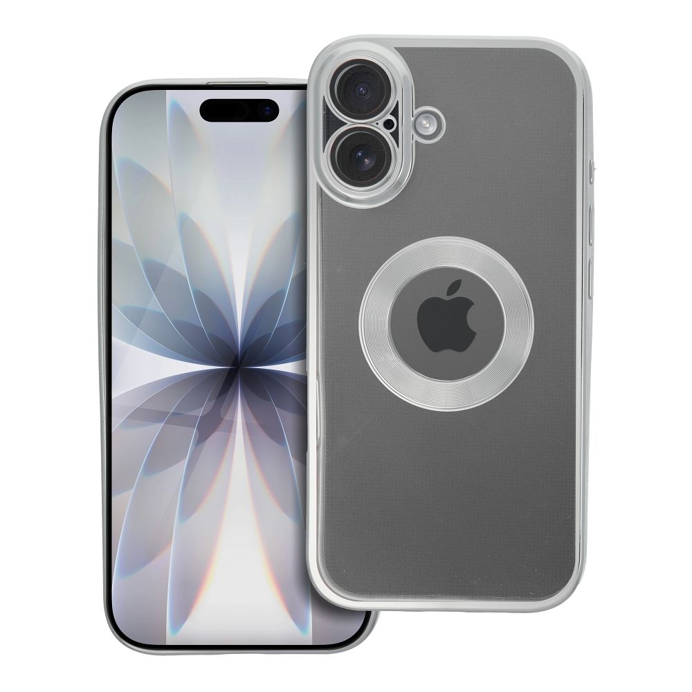 GLAM viedtālruņa apvalks IPHONE 17 sudrabains