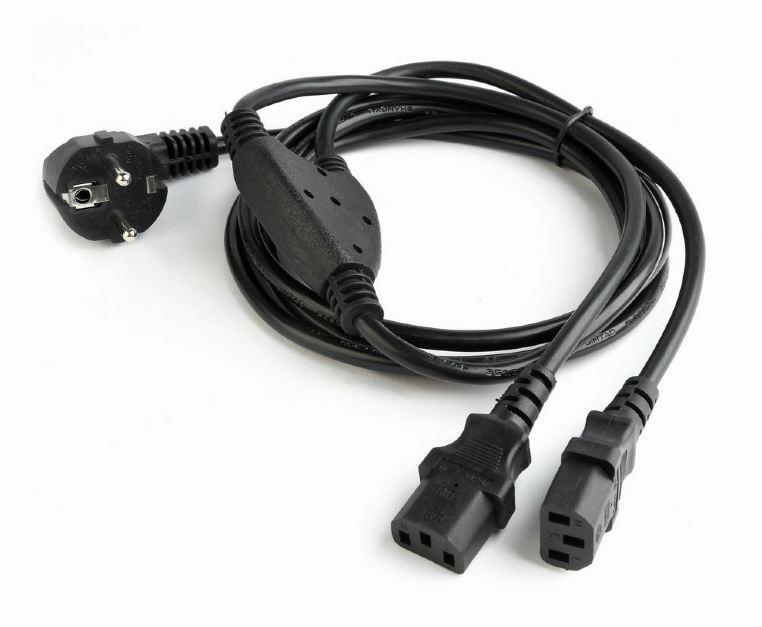 Kabelis Barošanas SPLITTER VDE 2M/PC-186-ML6 GEMBIRD