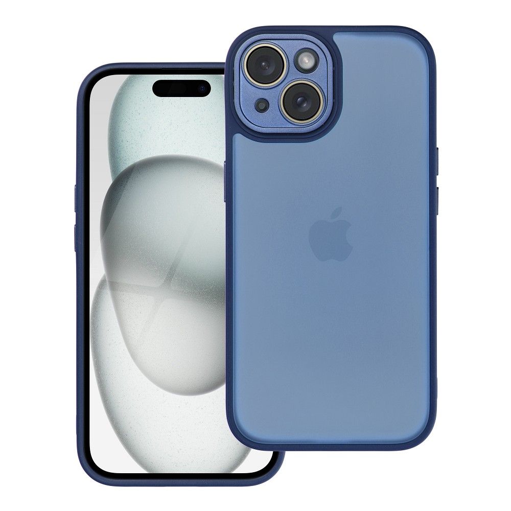 VARIETE viedtālruņa apvalks IPHONE 15 tumši zila