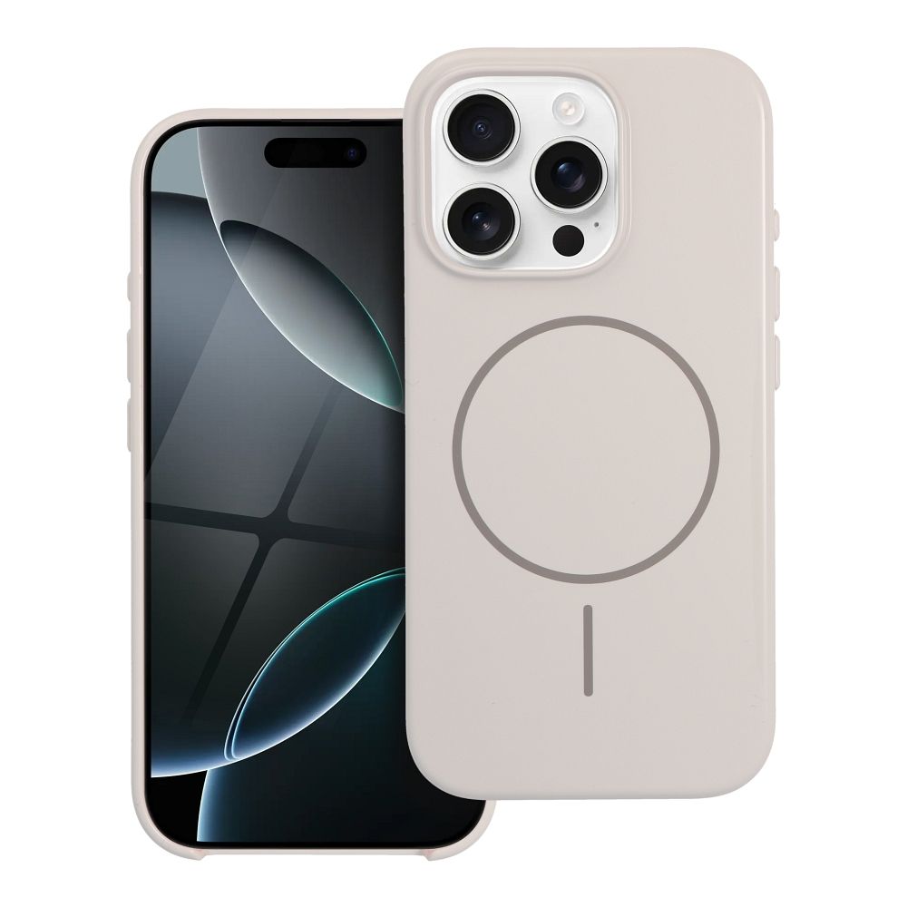 Premium glancēts magnētiskais apvalks ar kameras vadības pogu, saderīgs ar MagSafe, IPHONE 16 PRO balts