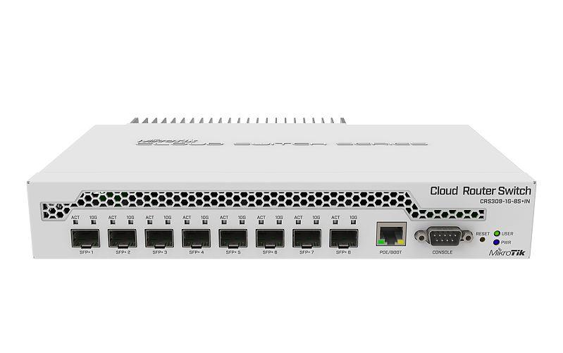 Komutators MIKROTIK CRS309-1G-8S+IN 8xSFP+