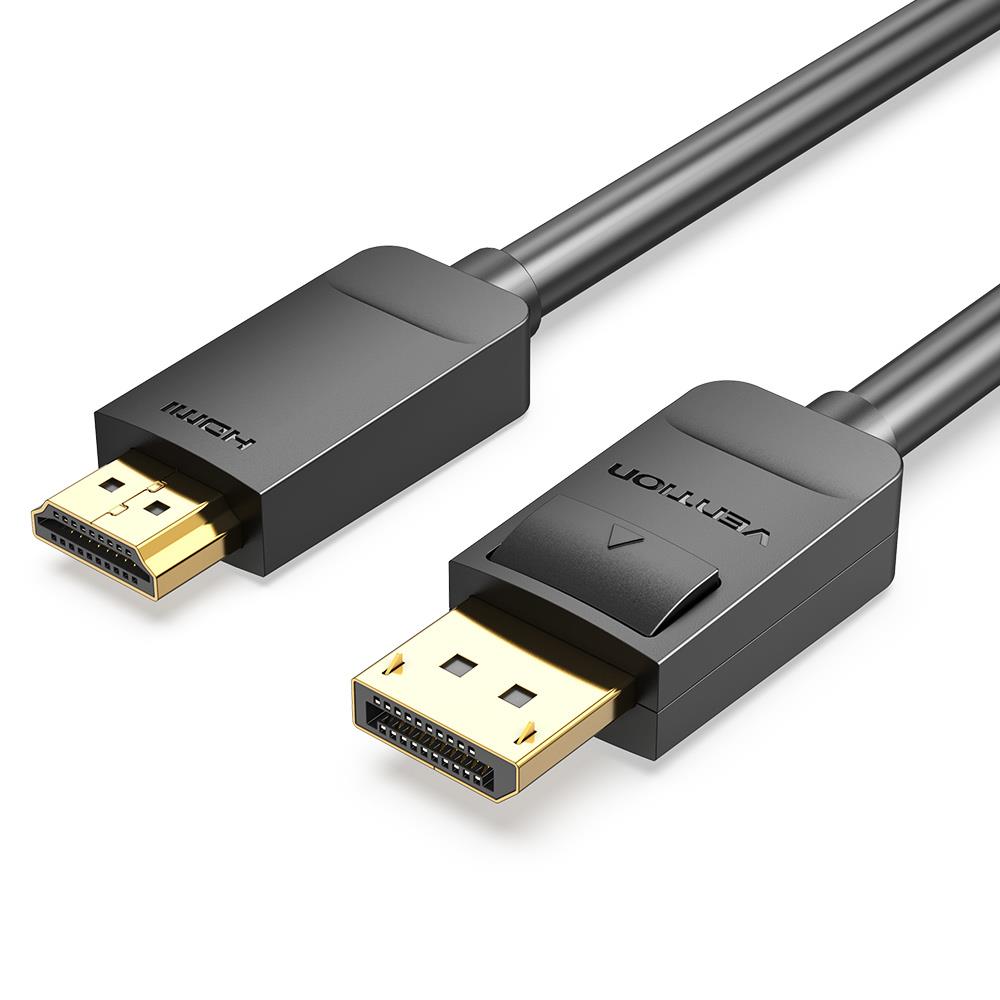 Vention HADBH DisplayPort uz HDMI kabelis 2m melns