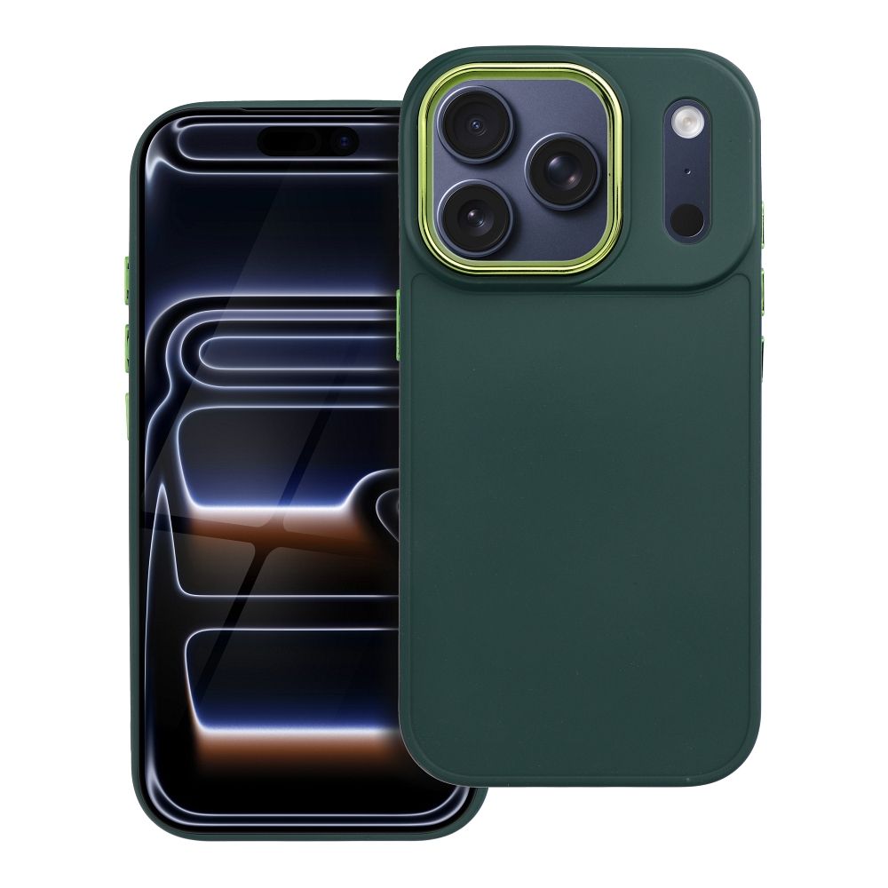 FRAME viedtālruņa apvalks IPHONE 17 Pro zaļš