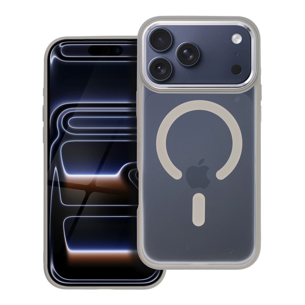 Чехол для iPhone 17 PRO MAX Matte Mag Cover совместимый с MagSafe титановый