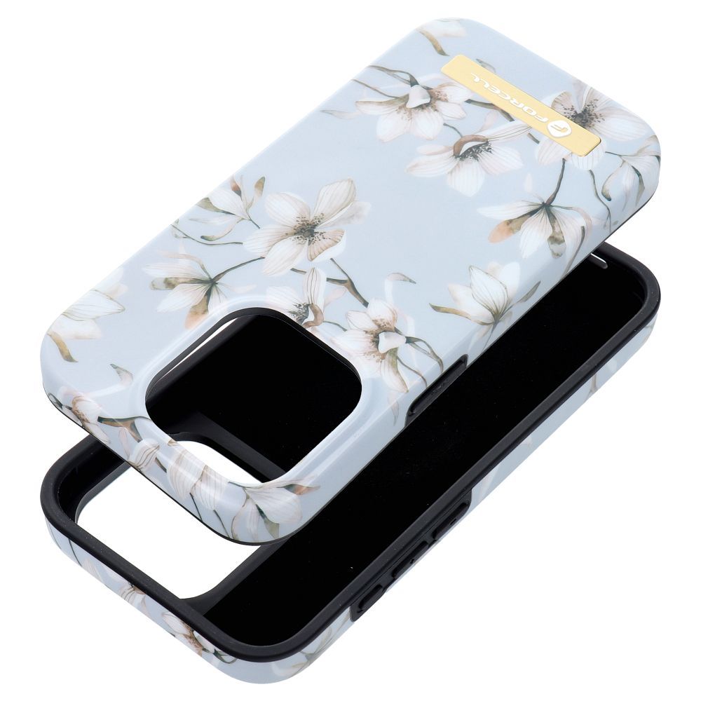 FORCELL F-PROTECT Mirage viedtālruņa apvalks saderīgs ar MagSafe IPHONE 14 Plus pavasara ziedi