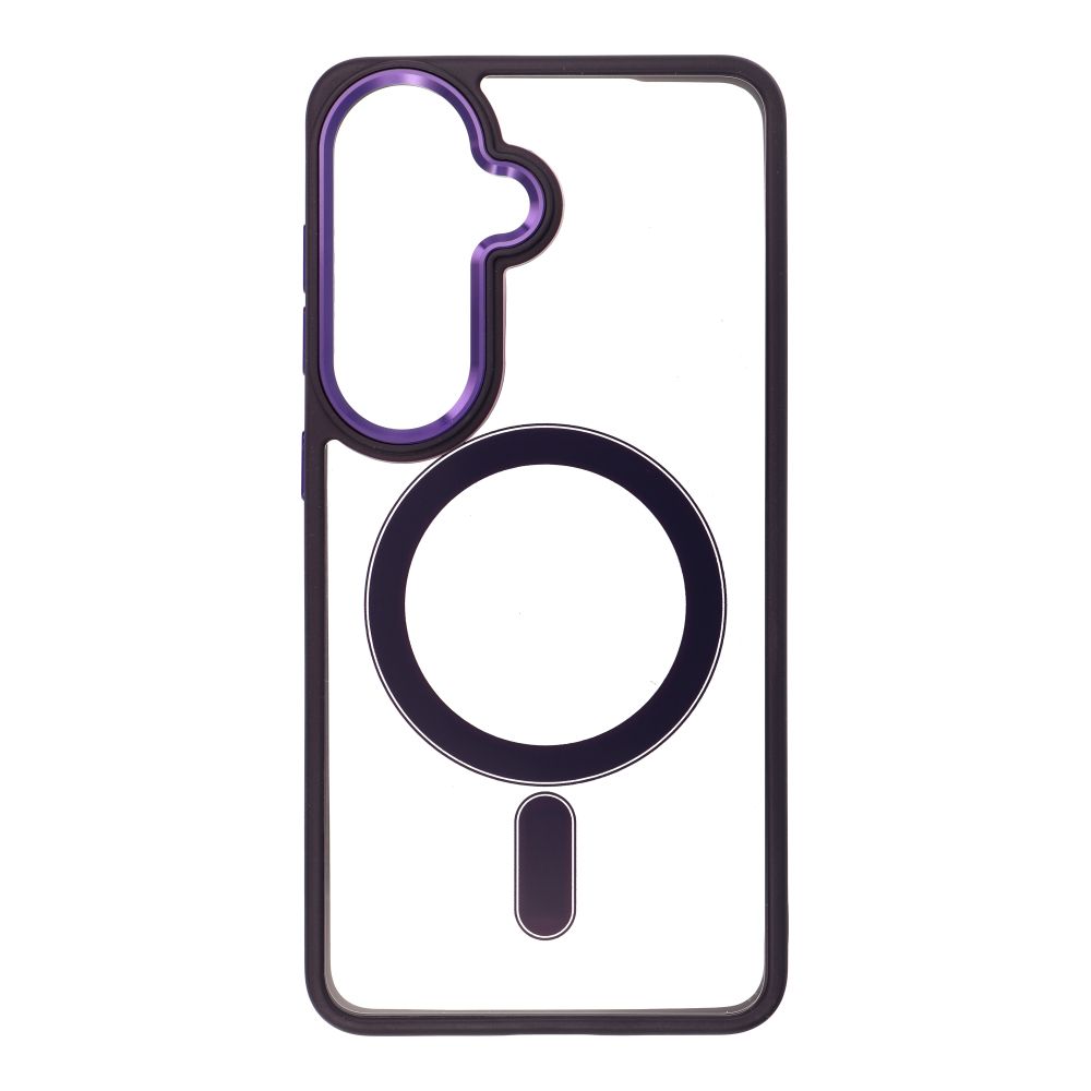 COLOR EDGE MAG COVER magnētiskais viedtālruņa apvalks, savietojams ar MagSafe, paredzēts SAMSUNG S26 Pro, tumši violets