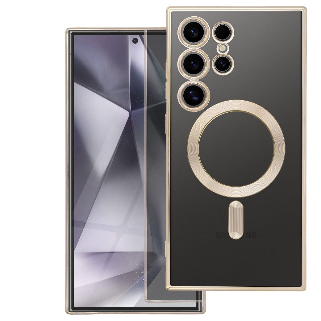 ELECTRO MAG COVER maciņš saderīgs ar MagSafe SAMSUNG A37 zelta