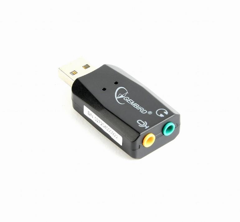 Skaņas karte USB EXT. VIRTUS/PLUS SC-USB2.0-01 GEMBIRD