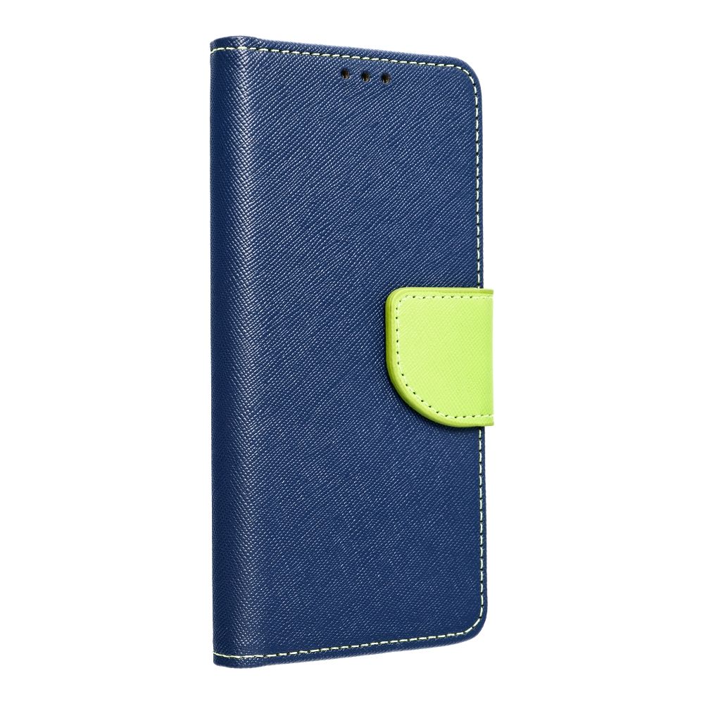 Flip case for iPhone 15 PRO MAX Fancy Book navy blue / lime
