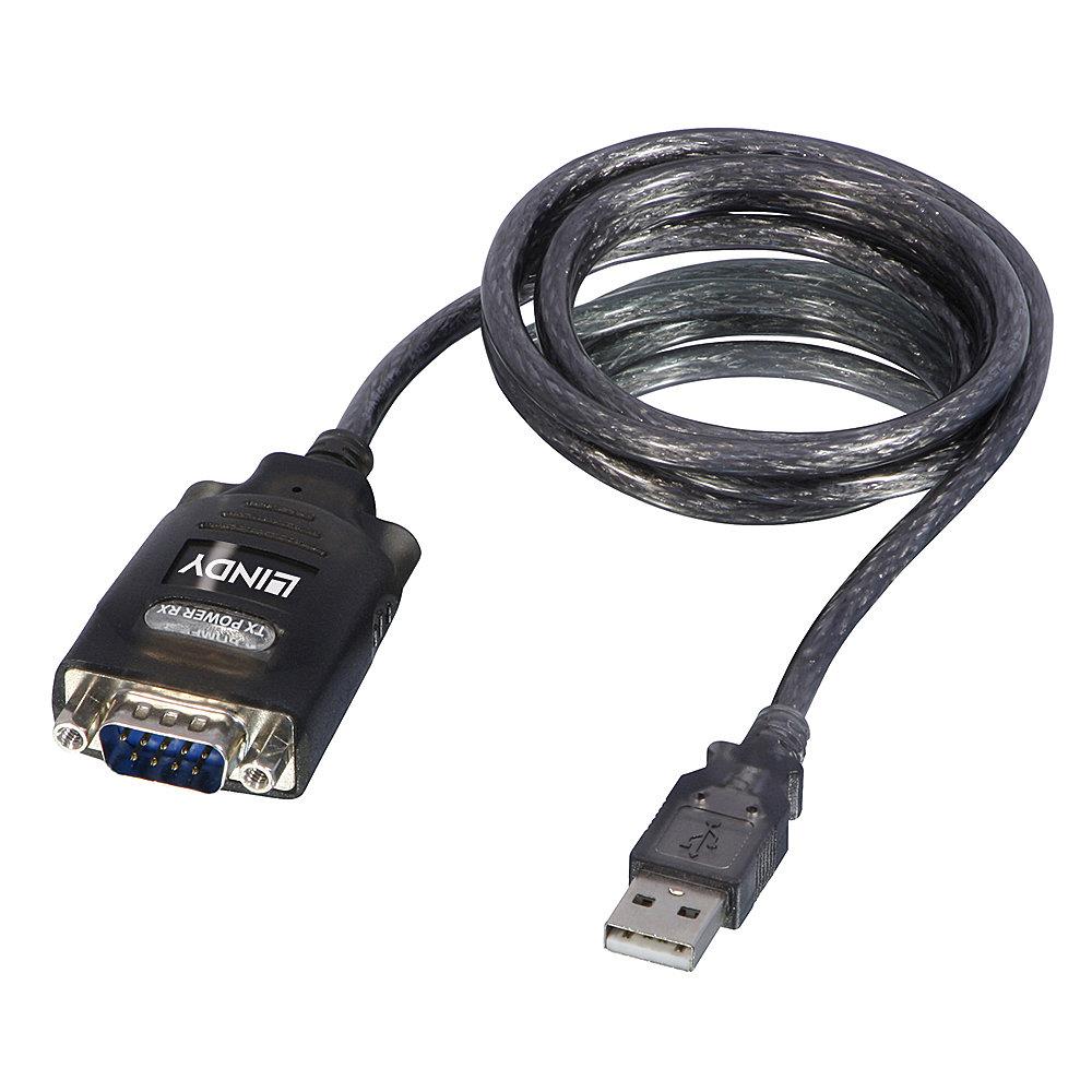 USB uz seriālo portu pārveidotājs 42686 Lindy
