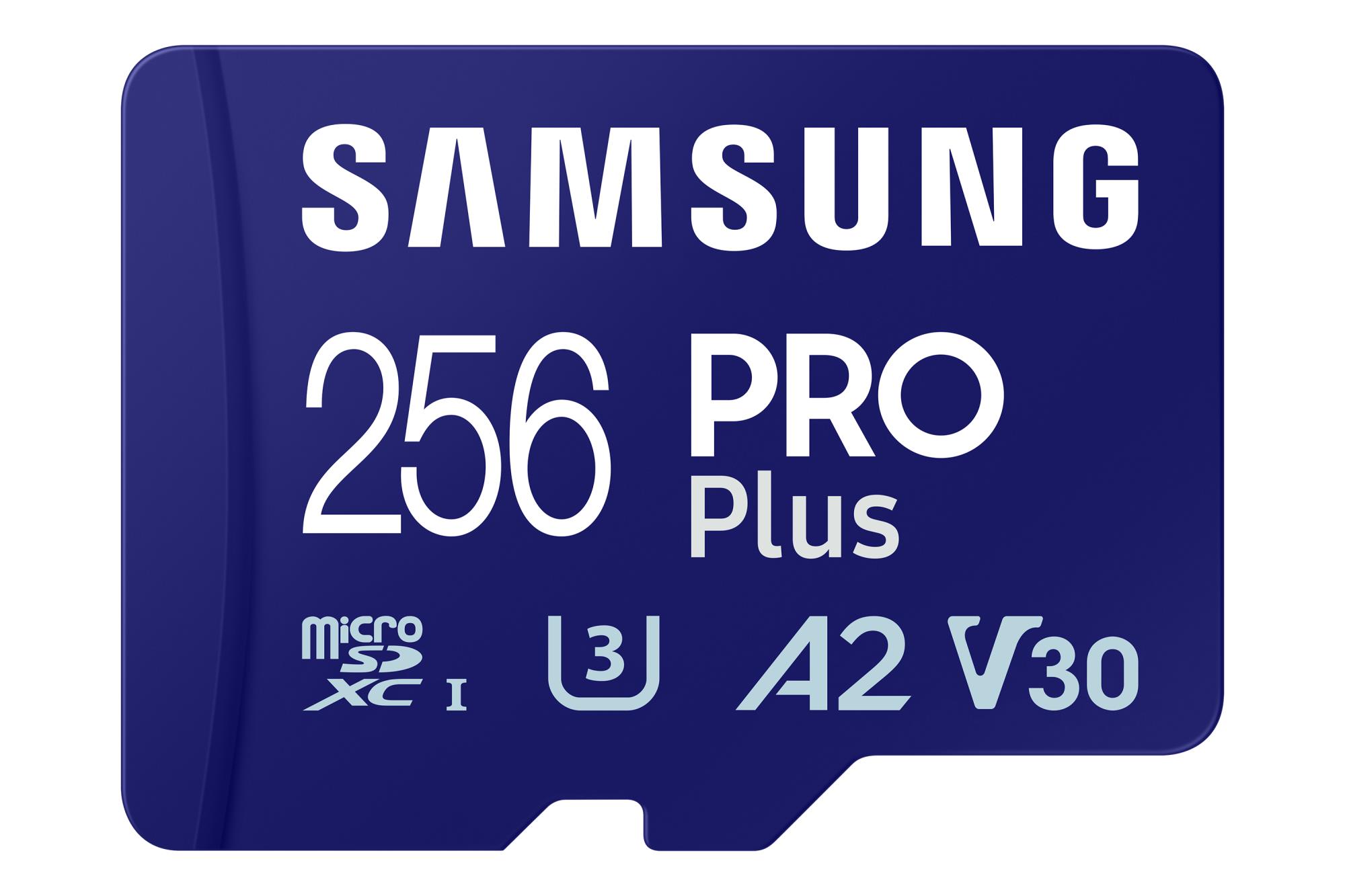 ATMIŅA MICRO SDXC PRO+ 256GB/ar adapteri MB-MD256SA/EU SAMSUNG