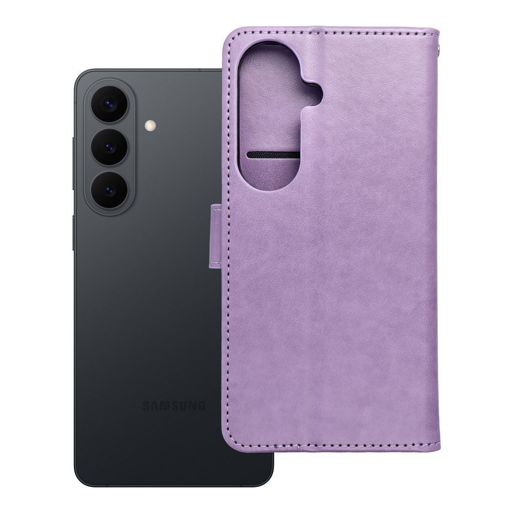 MEZZO grāmatas tipa viedtālruņa apvalks SAMSUNG S26 ar sapņu ķērāju, violets