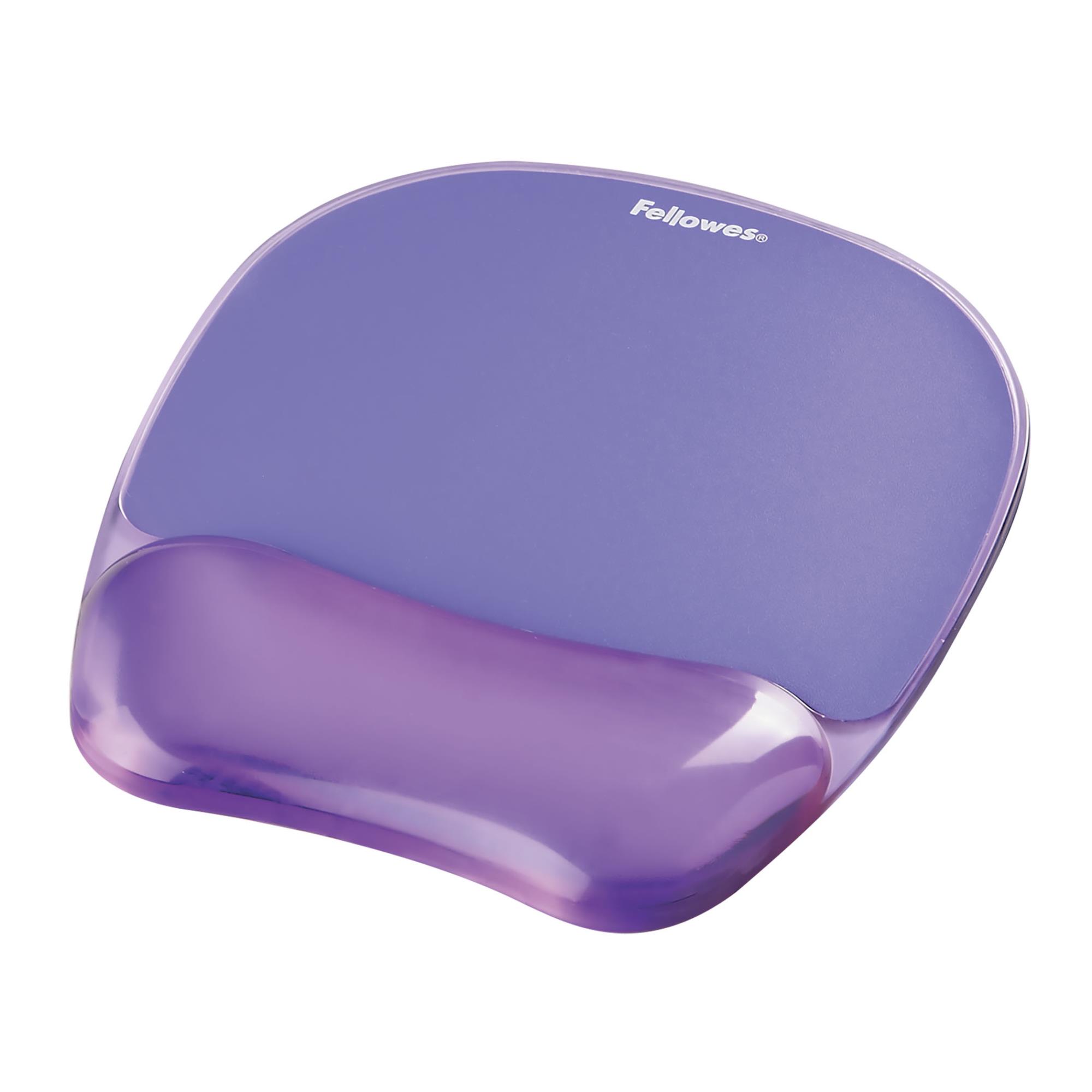 Fellowes CRYSTAL peles un plaukstas locītavas paliktnis želejas violets