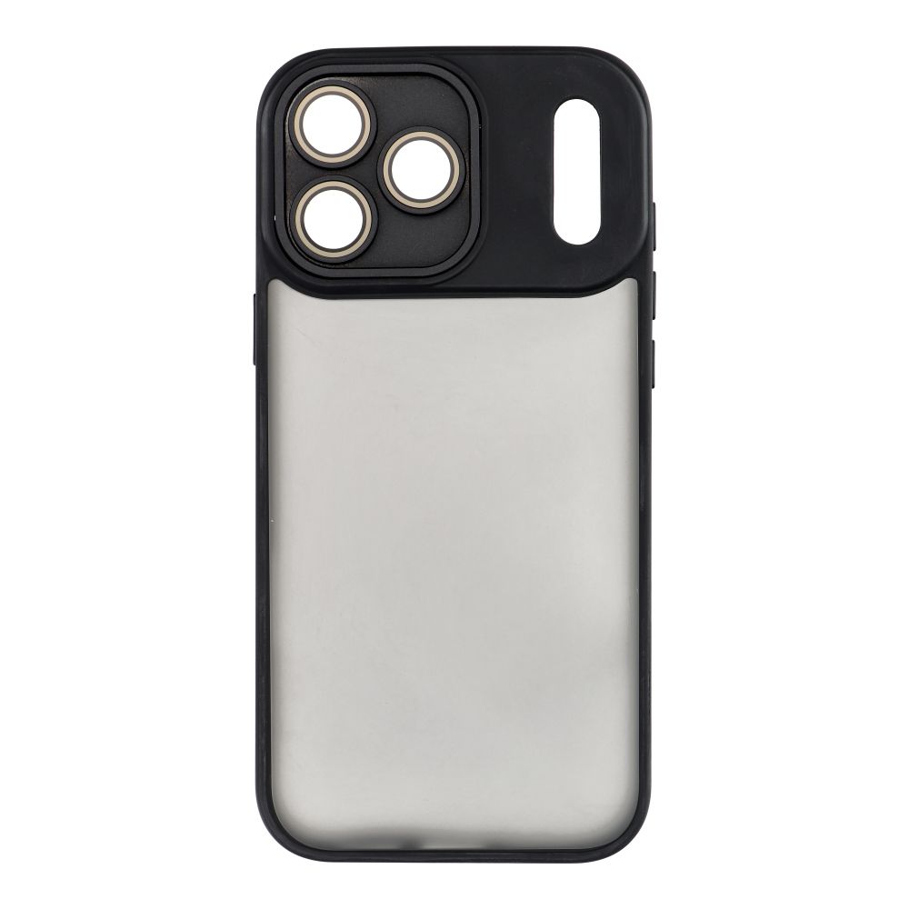 Case for iPhone 17 Pro Max / 18 Pro Max (low camera edge) Variete black