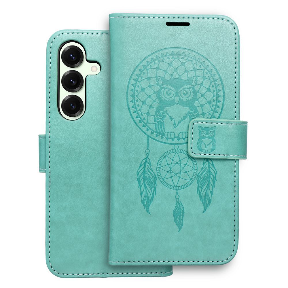 MEZZO Viedtālruņa apvalks SAMSUNG S25 sapņu ķērājs zaļš