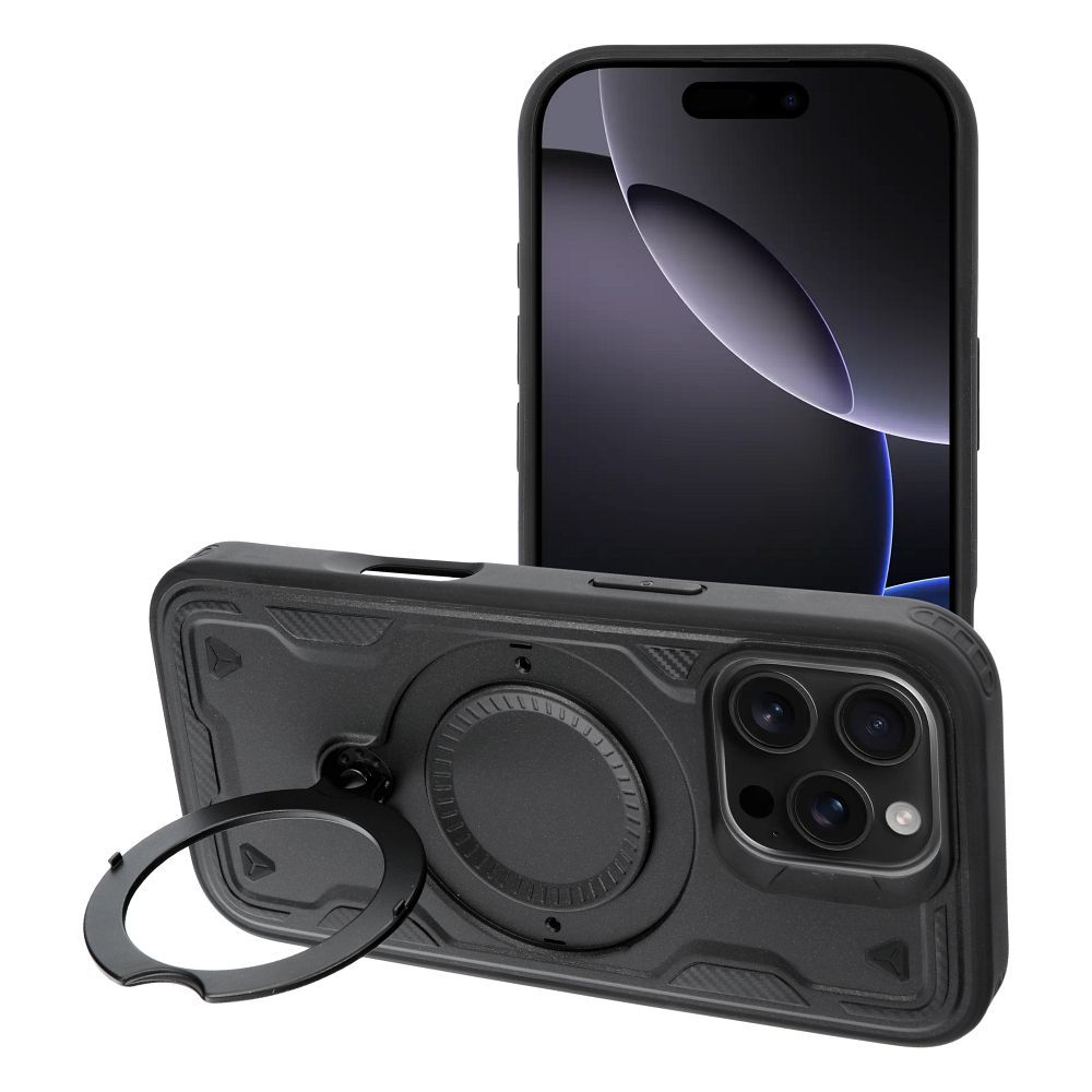 Viedtālruņa apvalks FROST ARMOR iPhone 13 / 14 melns