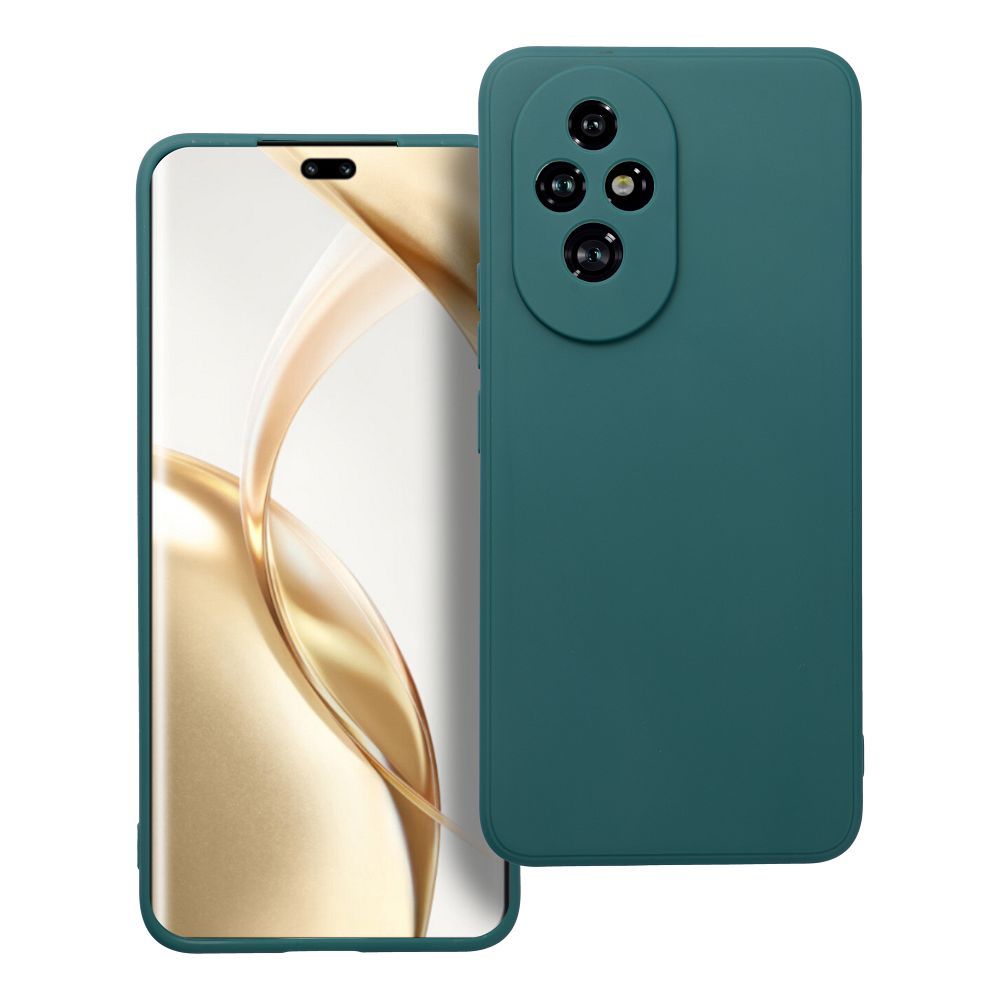 Чехол для Honor 200, матовый тёмно-зелёный