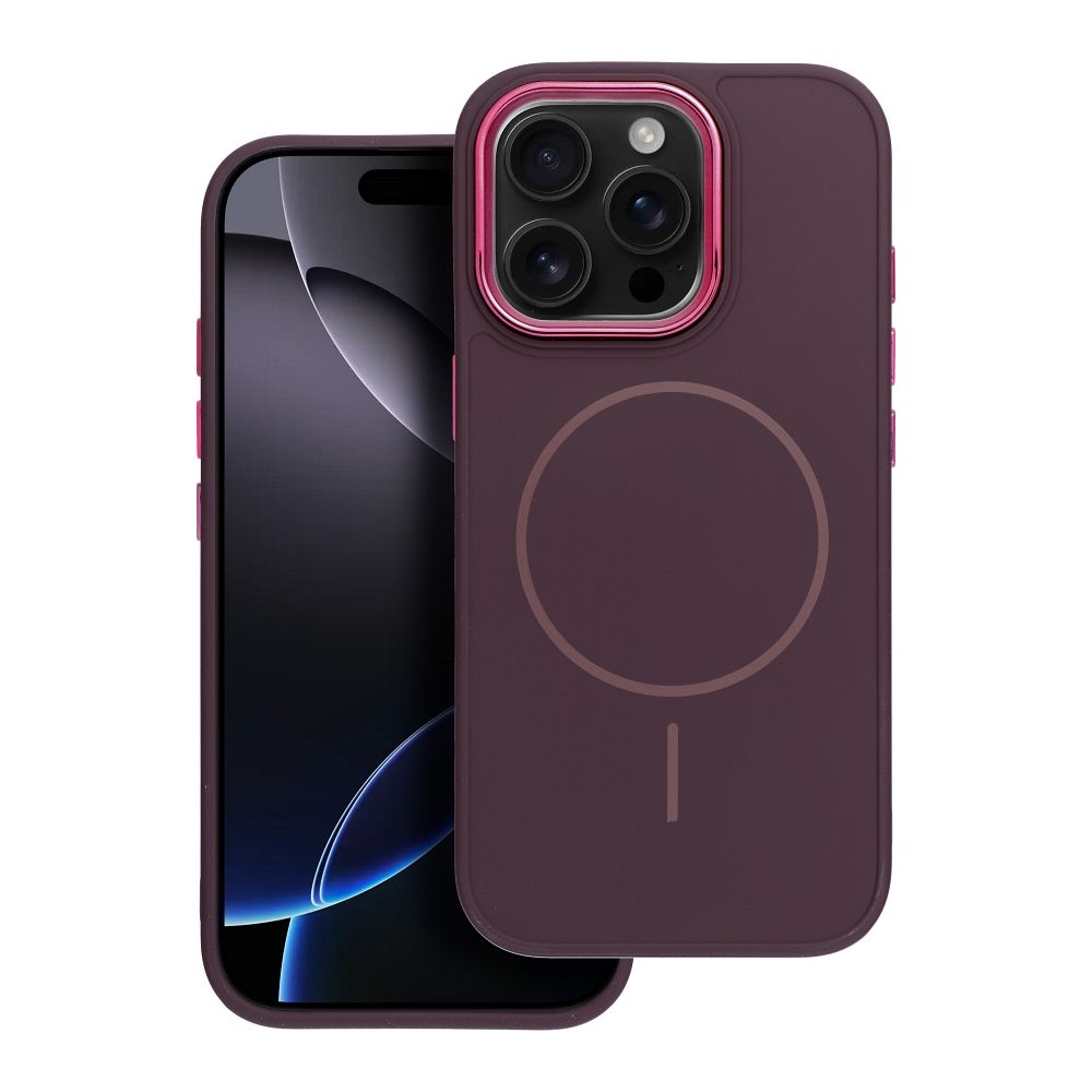 FRAME MAG COVER viedtālruņa apvalks saderīgs ar MagSafe IPHONE 17 violeta