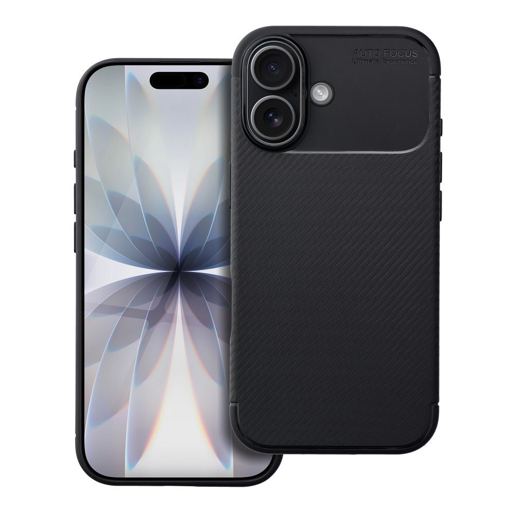 Viedtālruņa apvalks CARBON PREMIUM IPHONE 17 melns