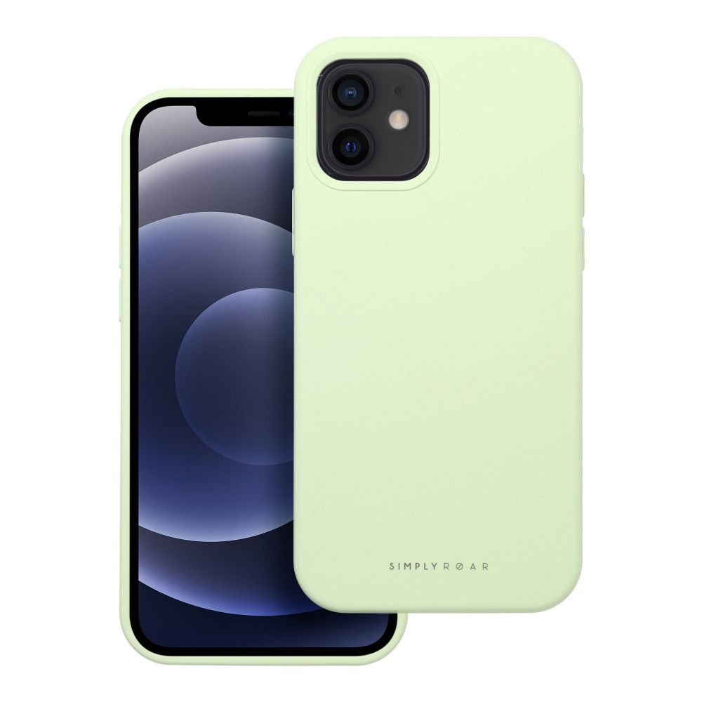 ROAR viedtālruņa apvalks CLOUD SKIN IPHONE 12 Gaiši zaļa