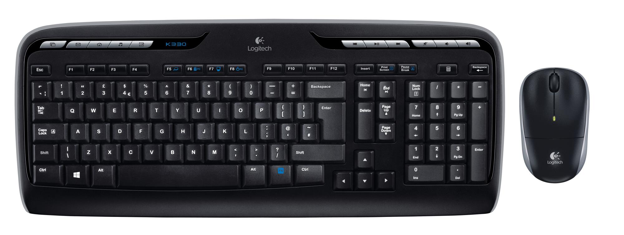 Logitech MK330 tastatūra + pele komplekts (EN) 920-003989