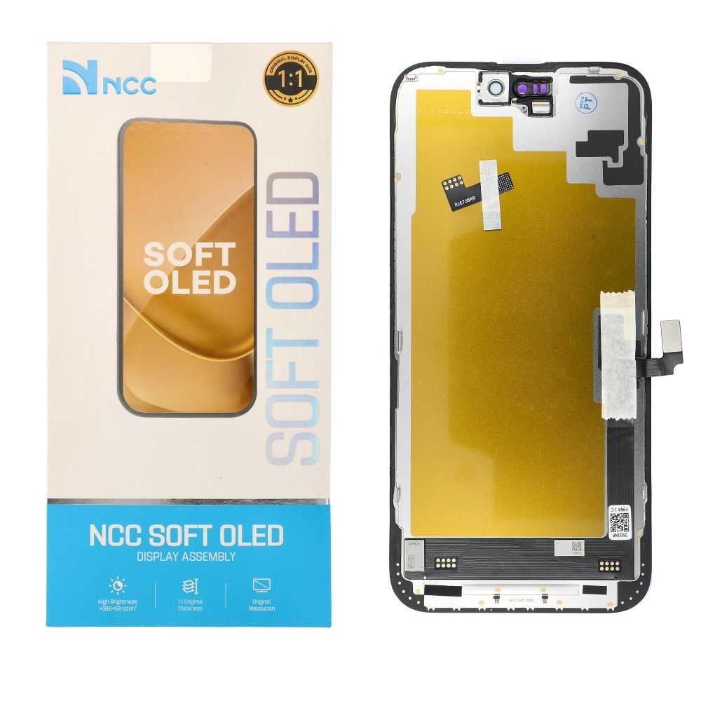 NCC LCD displejs iPhone 16 Plus Soft Oled (atbalsta IC pārstādīšanu)