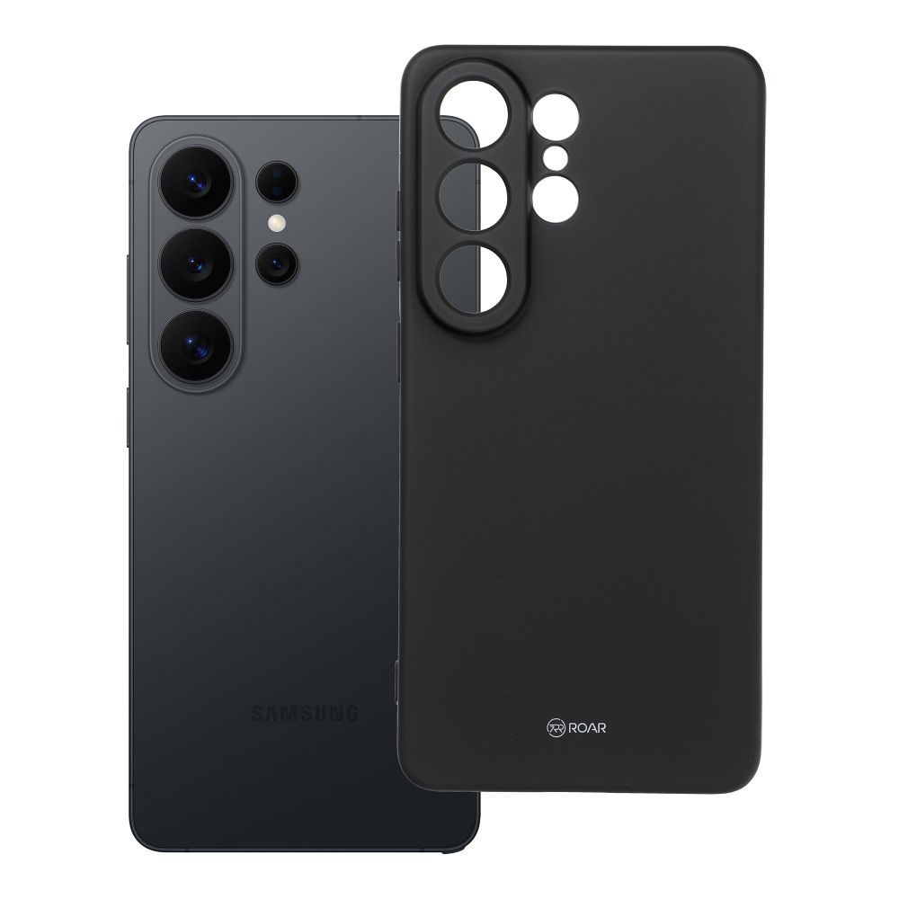 ROAR viedtālruņa apvalks COLORFUL JELLY paredzēts SAMSUNG S26 Ultra melns