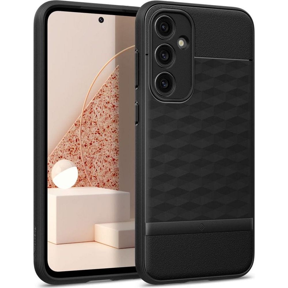 Caseology Parallax viedtālruņa apvalks Samsung Galaxy S23 FE - matēts melns