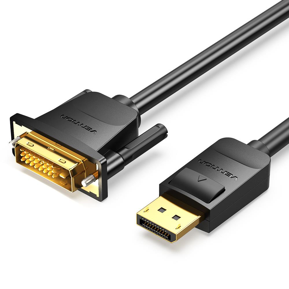 Vention HAFBF DisplayPort uz DVI kabelis 1m melns