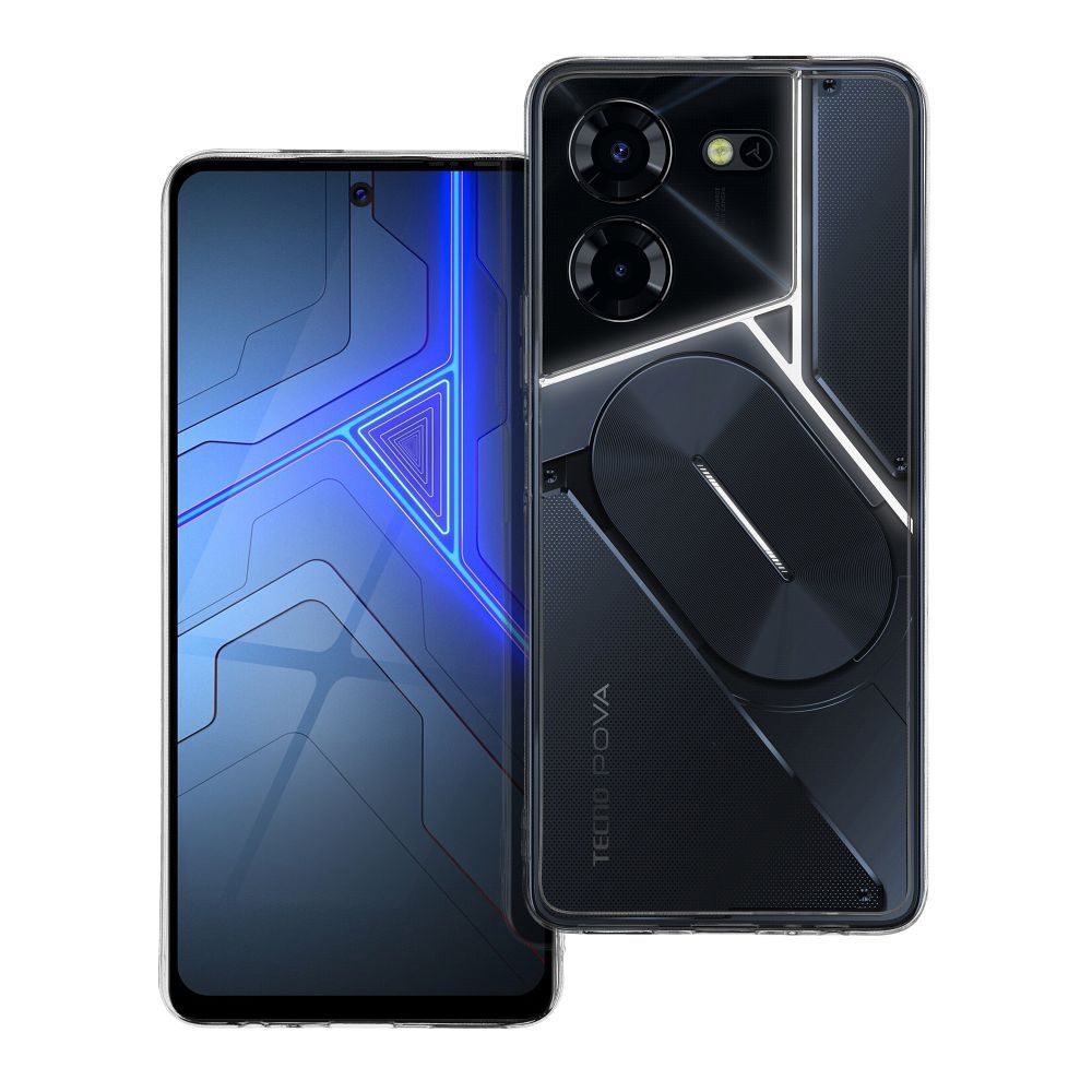 Caurspīdīgs 2 mm viedtālruņa apvalks TECNO Pova 5 PRO (ar kameras aizsardzību)
