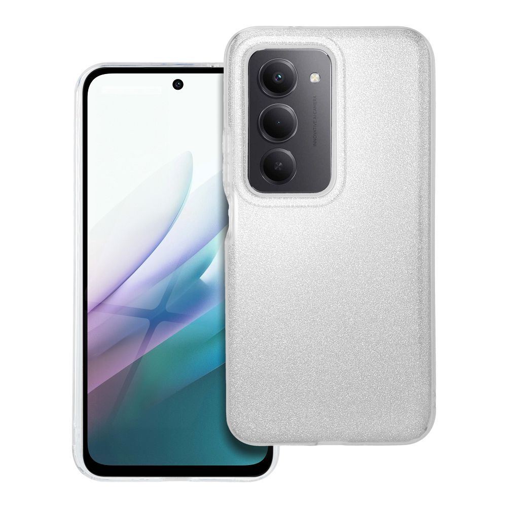 SHINING viedtālruņa apvalks XIAOMI Redmi 15 4G / 15 5G (171.1mm) sudraba