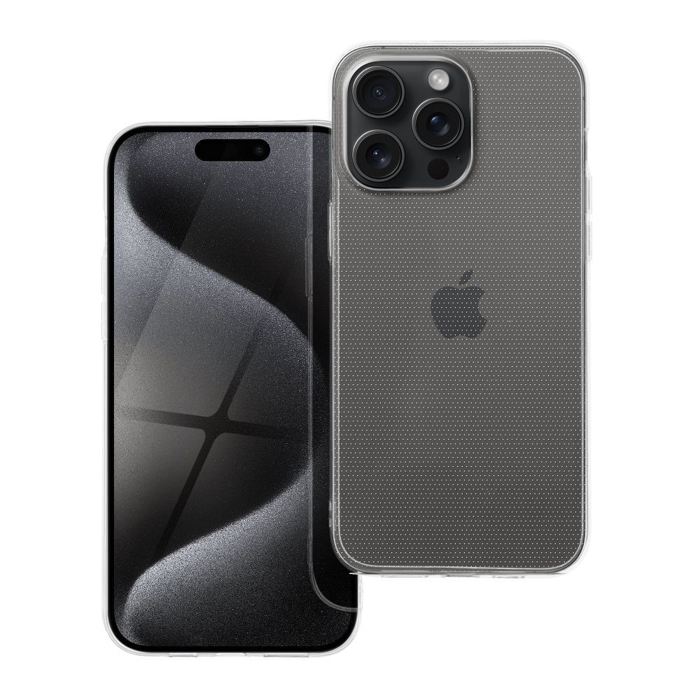 Case for iPhone 15 PRO MAX Clear Case 2 mm transparent
