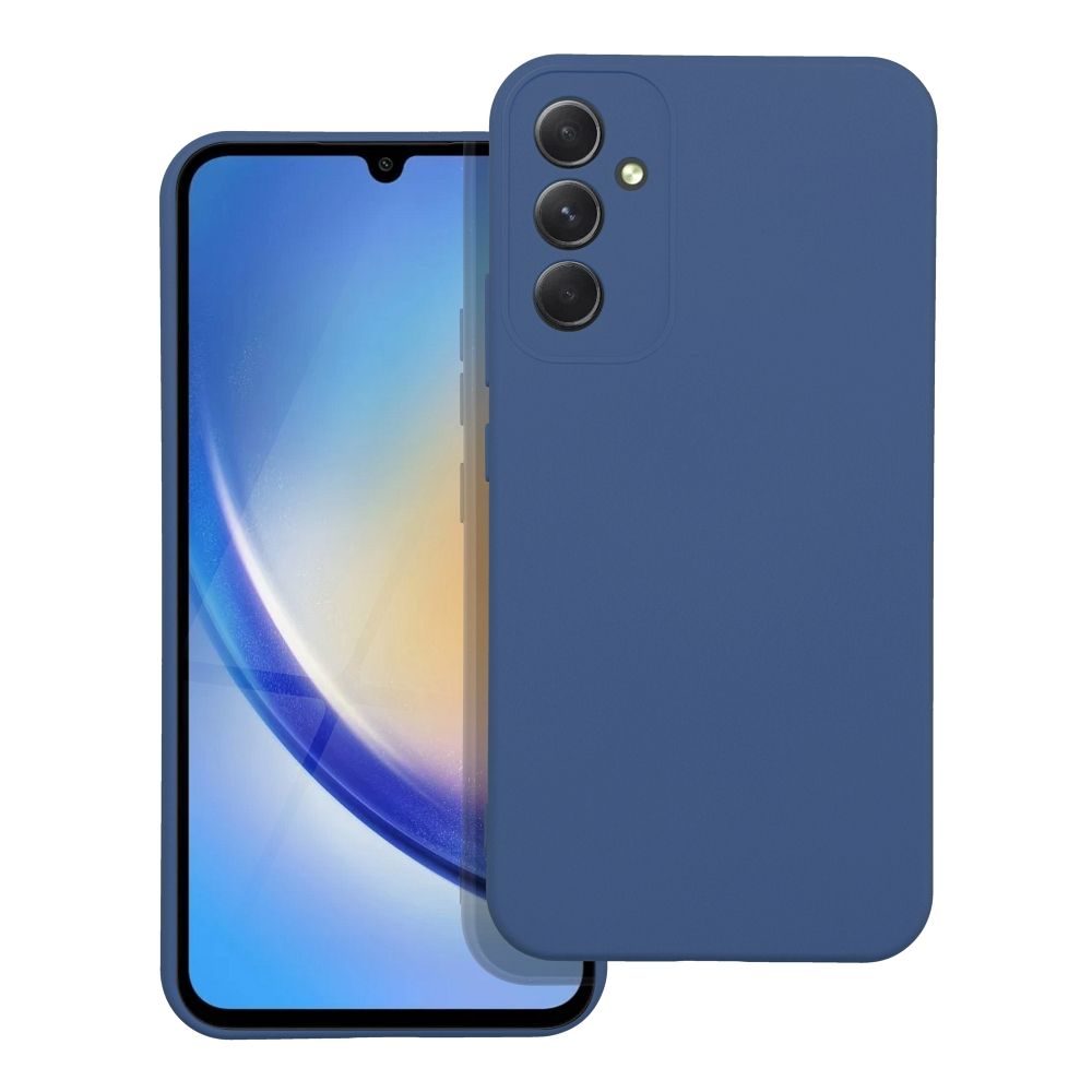 SILIKONA viedtālruņa apvalks SAMSUNG Galaxy A34 5G zils