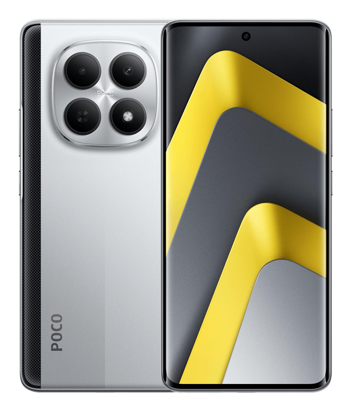 Смартфон POCO M8 5G 8/512GB серебристый MZB0NRAEU POCO