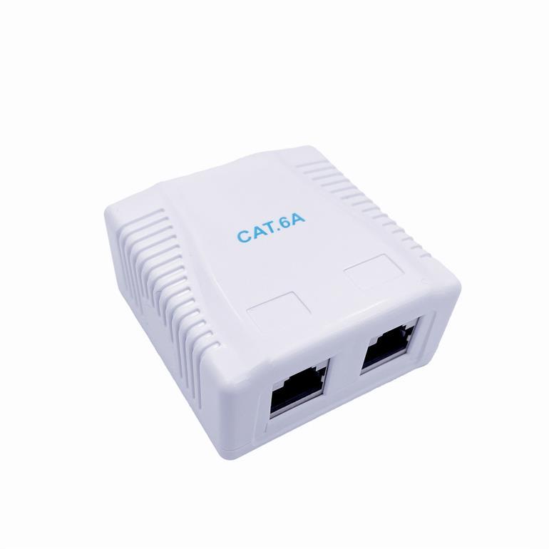 Kabeļa montāžas kastīte Cat6a FTP/2P NCAC-2F6A-01 GEMBIRD